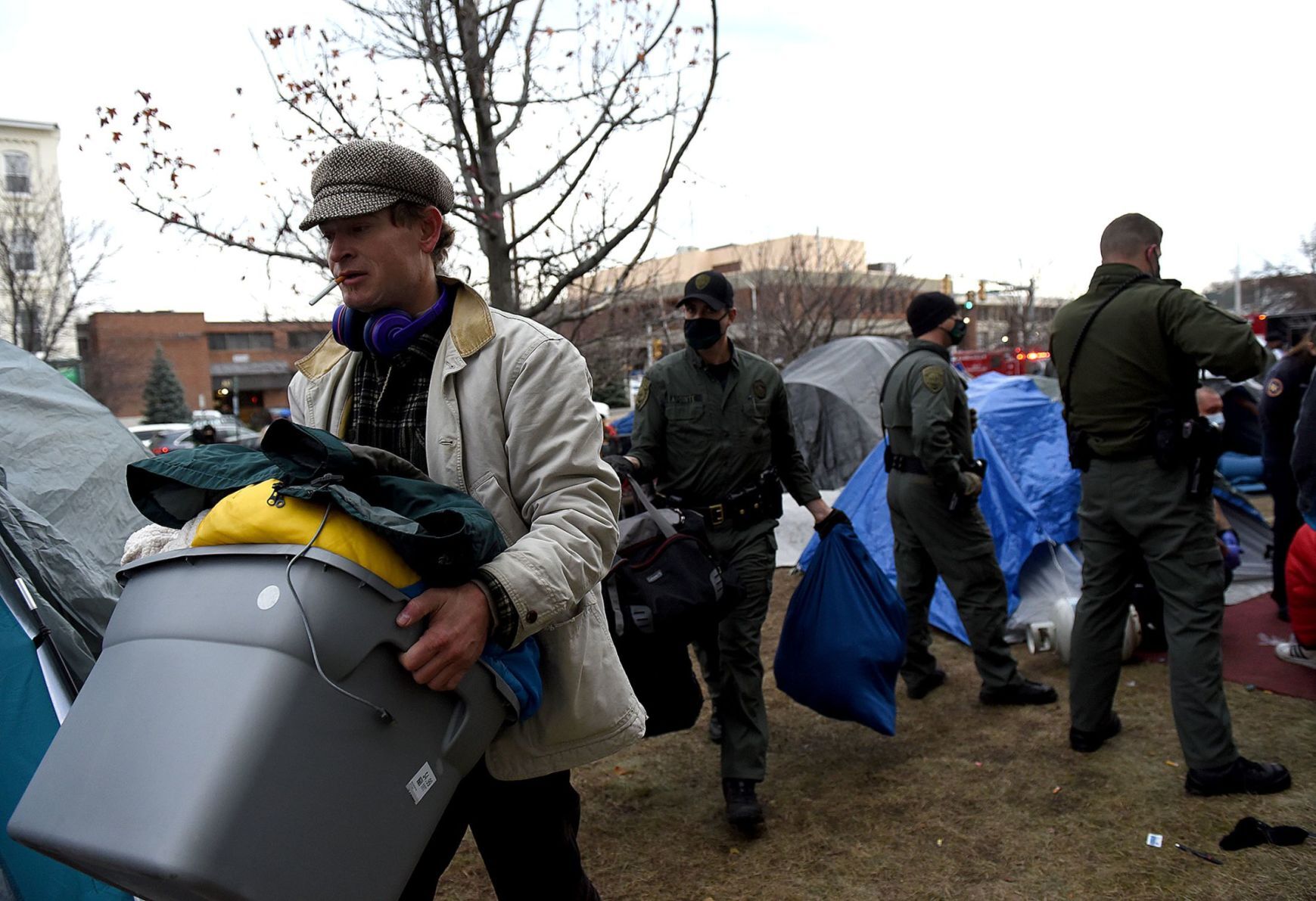homeless eviction